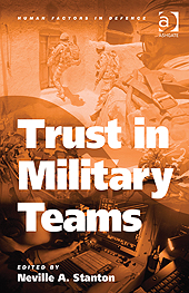 Trust in military teams book cover